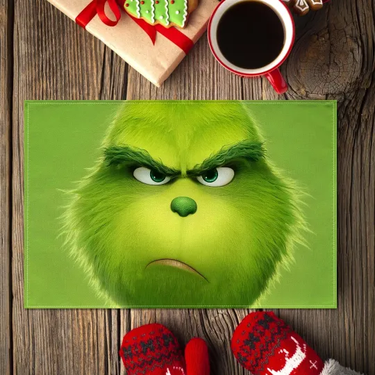 Christmas Character Placemats, Holiday Winter Tableware