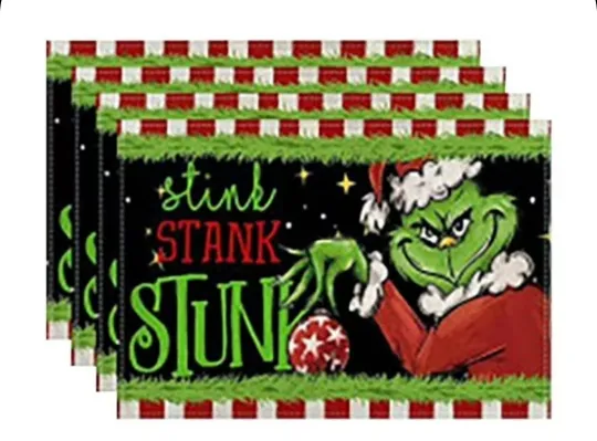 Funny Christmas Character Placemats