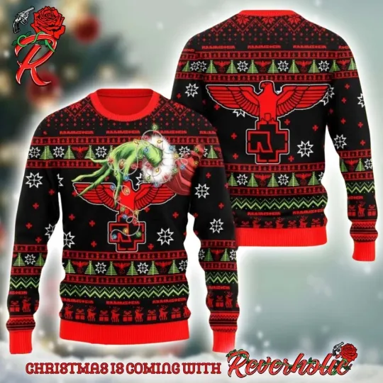 Discover Ramms Logo 3D Sweater with Funny Character, Ugly Christmas Sweatshirt