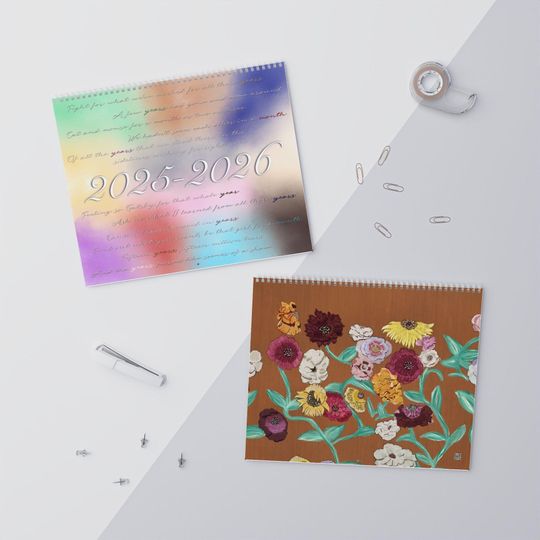 Discover T. Swift-inspired Calendar Edition 1; August 25-July 26; lyrics from all albums (Debut-TTPD)