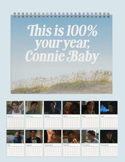 Conrad Fisher 2026 Wall Calendar | TSITP | The Summer I Turned Pretty Gift