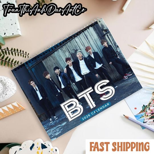 Discover KPOP 2026 Wall Calendar, Kpop Gift For Army, New Year Calendar, Music Fan Gift, Music Kpop Calendar, Wall Calendar