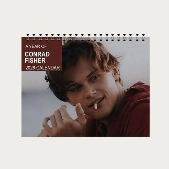 Conrad Fisher 2026 Wall Calendar: Summer I Turned Pretty Theme, Gift For Her, Dorm Tapestry