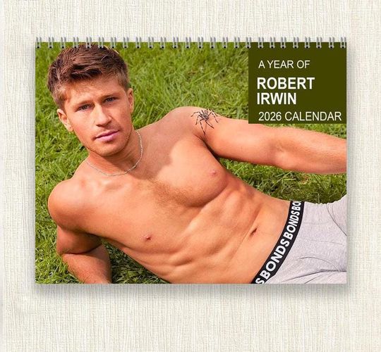 Discover Robert Irwin 2026 Wall Calendar, Wildlife Photographer Fan Gift, Nature & Animal Lover Calendar, Zoo Conservation Celebrity Merch