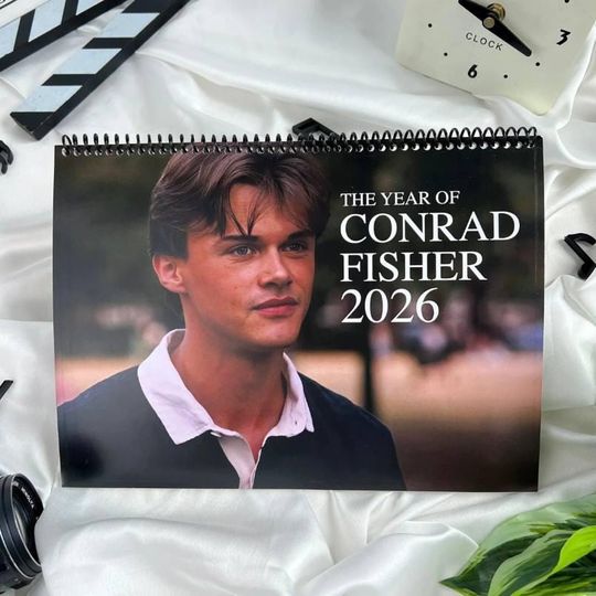 Conrad Fisher 2026 Wall Calendar: Summer I Turned Pretty Theme, Gift For Her, Dorm Tapestry