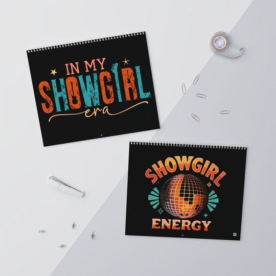 Discover In My Showgirl Era 2026 Wall Calendar, Music Fan Merch, Showgirl Gifts