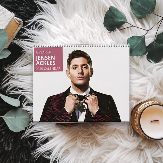 Discover Jensen Ackles 2025 Wall Calendar Planner, Jensen Ackles Fan Gift for Fan Merchandise, Celebrity Crush Merch, Jensen Ackles  Planner 2025
