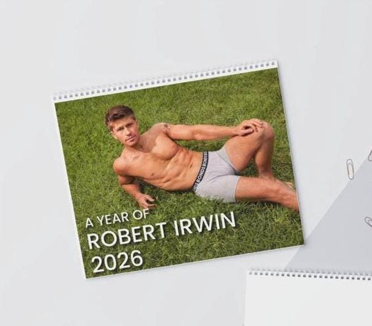 Discover Robert Irwin 2026 Calendar, Celebrity Fan Planner, Animal Lover Wall Calendar, Celebrity Crush Merch, Funny Holiday Gift for Her