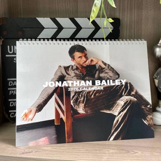 Jonathan Bailey 2026 Calendar | 2026 Wall Calendar | New Year Gift for Fans | Jonathan Bailey 2026 Calendar | Monthly Planner Holiday Gift