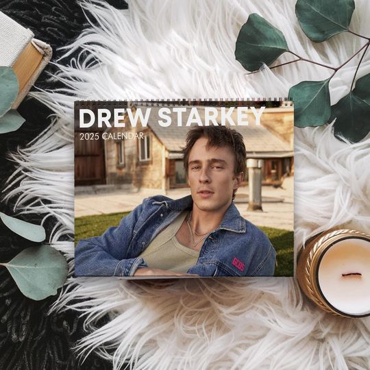 Drew Starkey Calendar 2026 Home Decor, Drew Starkey Fan Gift, Office Decor, Unique Holiday Gifts, Gifts For Her, Drew Starkey Fan Gifts