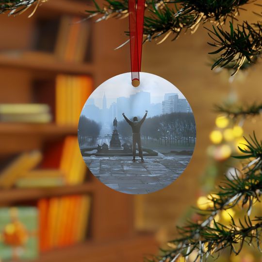 Discover Rocky Ornament (Double Sided Aluminium Christmas Decoration)