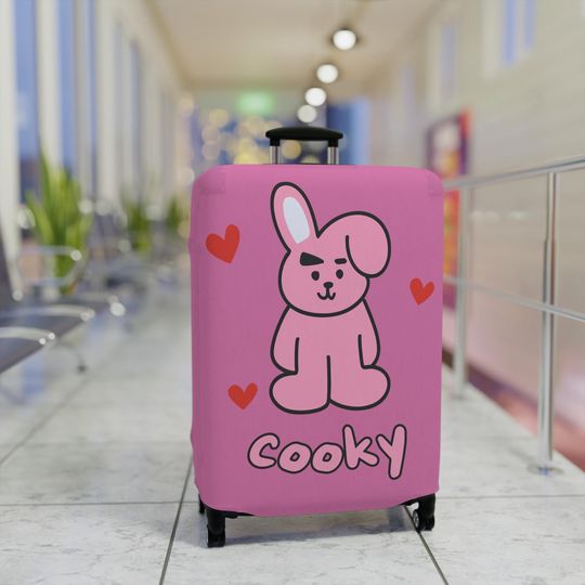 Bt21 Luggage Cover Kpop Travel Accessory