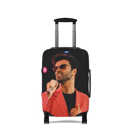 Discover George Michael Luggage Cover, Stylish Suitcase Covering