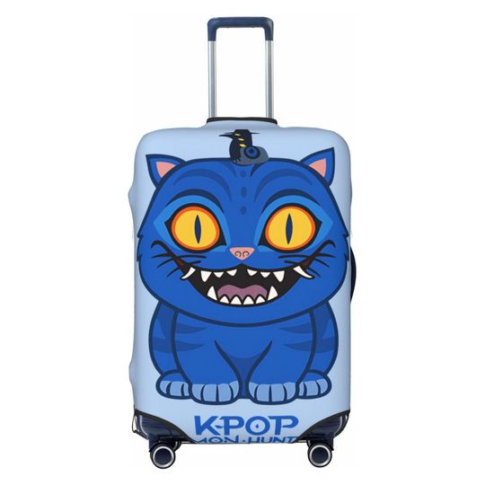Discover KPop Demon Hunters Suitcase Cover Business Holiday Strectch Luggage Supplies Protector