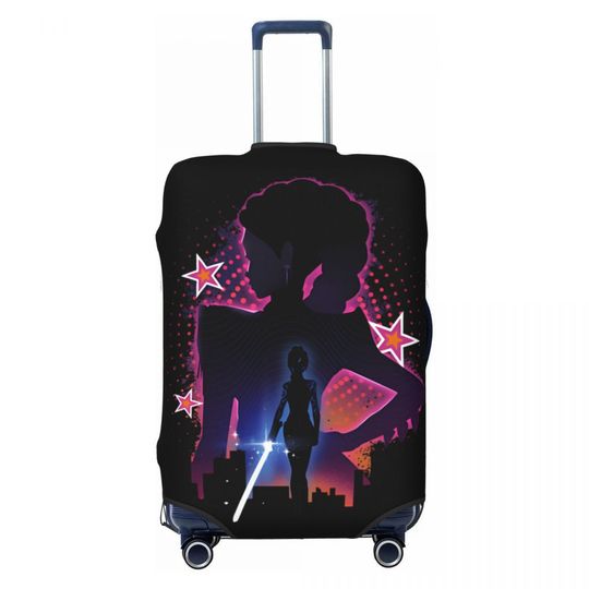 Discover KPop Demon Hunter Suitcase Cover Vacation Demon Hunter Strectch Luggage Supplies Business Protector