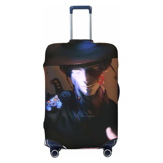 Discover Kpop Demon Hunters Huntrix Movie Suitcase Cover Travel Protector Vacation Useful Luggage Accesories
