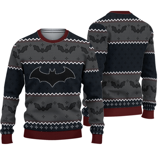 Dark Batman Ugly Christmas Sweater