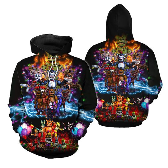 Five Nights at Freddy's 3D Hoodie