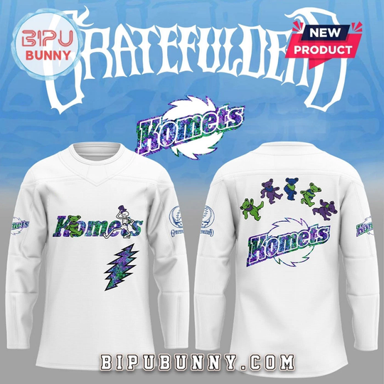 Personalized Fort Wayne Komets Grateful Dead Night Hockey Jersey Men’s Fan Gear