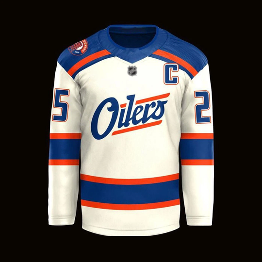 Personalized Darnell Nurse #25 Edmonton Oilers Men’s Hockey Jersey