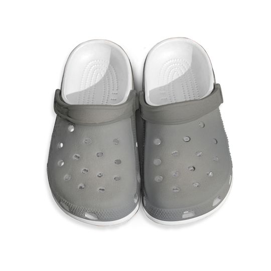 Classic Fur Lined Crocs,Slate Grey. Unisex Clogs Fuzzy Slippers