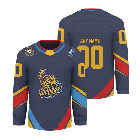 Personalized Toledo Walleye First Responders Hockey Shirt Men's Fan Gear Gift
