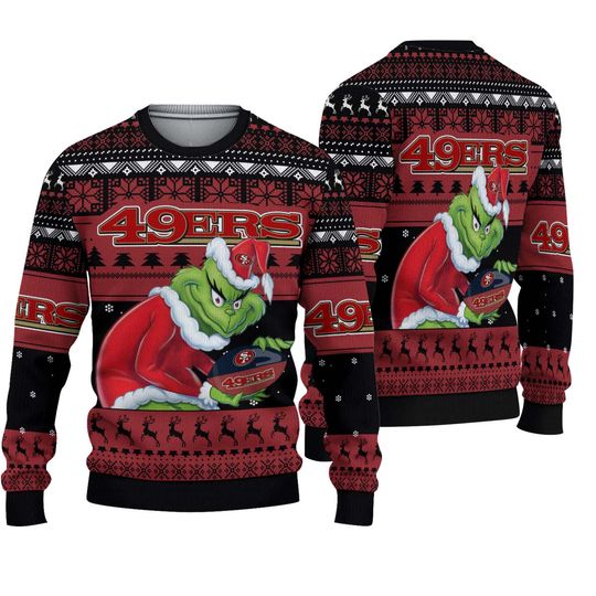San Francisco funny character Stole 49ers Funny Best For Christmas Ugly Sweater