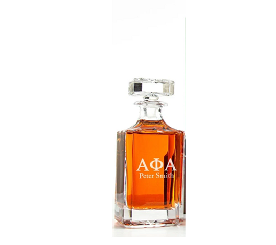 Alpha Phi Alpha - Fraternity Decanter