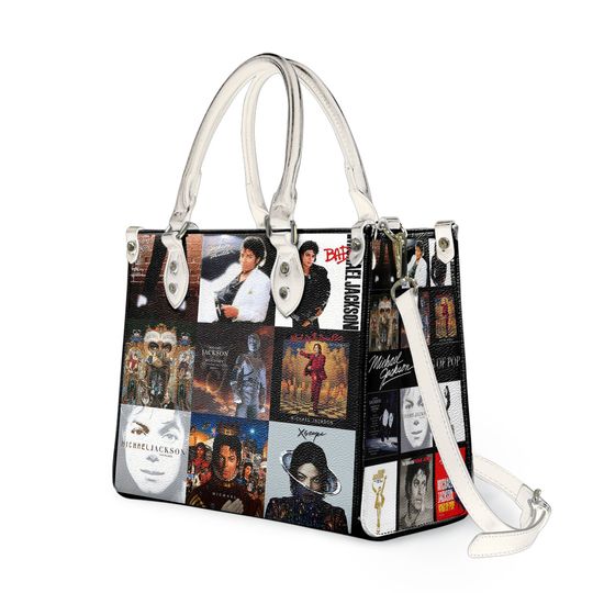 Michael Jackson Leather Handbag, Michael Jackson Woman Handbag, Music Band Leather Handbag