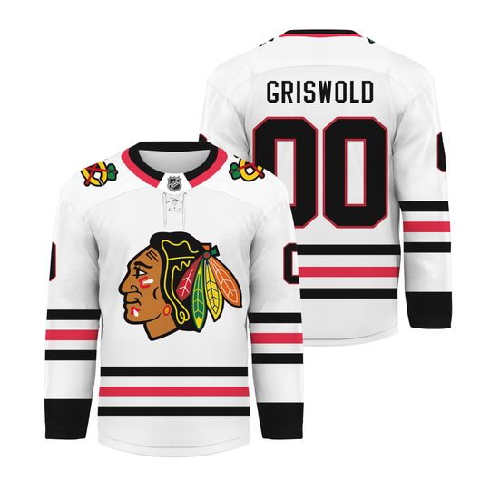 Black Hawk Unisex Christmas Vacation, Griswold Jersey, Christmas Gift, Retro Christmas, Clark Griswold, Christmas Vacation Drifit Jersey