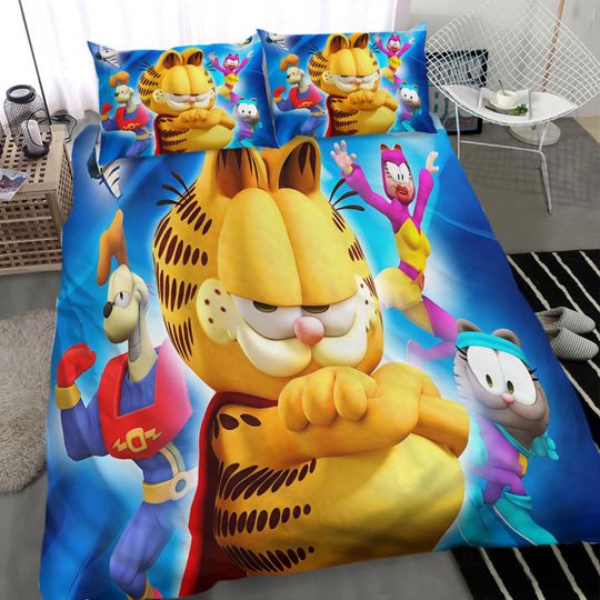 Christmas Garfield Bedding Set, Disney Bedding Set