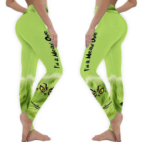 Grinched Leggings, Leggings for Women, Christmas Leggings for Women
