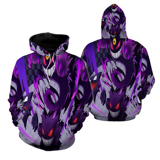 Gengar Funny Cool Hoodie