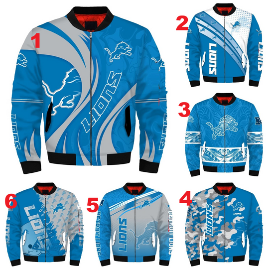 Detroit Lions Men's Bomber Jacket