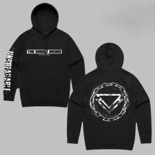 The Ghost Inside Barbed Wire Chain 3D Unisex Hoodie Pullover Band Merch