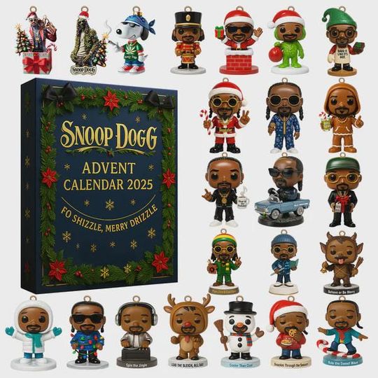 Discover Snoop Dogg Inspired Advent Calendar 2025  24-Day Mystery Box with Hip-Hop Style Mini Items  Collector Countdown Set