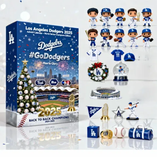 LA Dodgers 2025 World Series Champions Advent Calendar