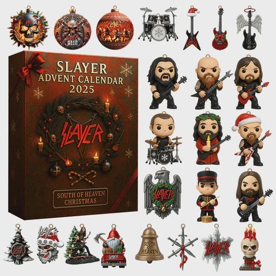 Discover Slayer Inspired Advent Calendar 2025  24-Day Mystery Box with Metal Style Mini Items  Collector Countdown Set for Fans