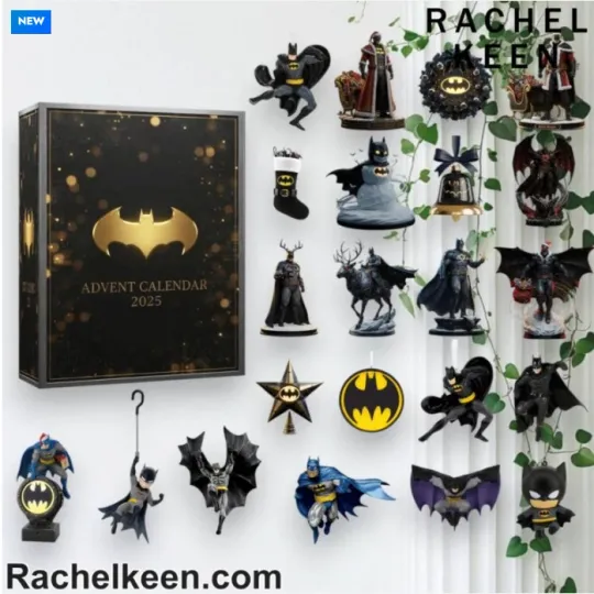 Batman Christmas Acrylic Advent Calendar