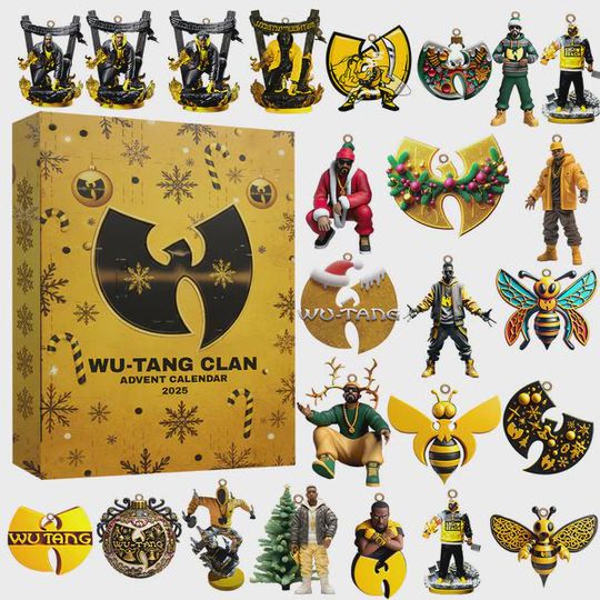 Discover Wu-Tang Inspired Advent Calendar 2025  24-Day Mystery Box with Hip-Hop Style Mini Figures  Collector Countdown Set for Fans