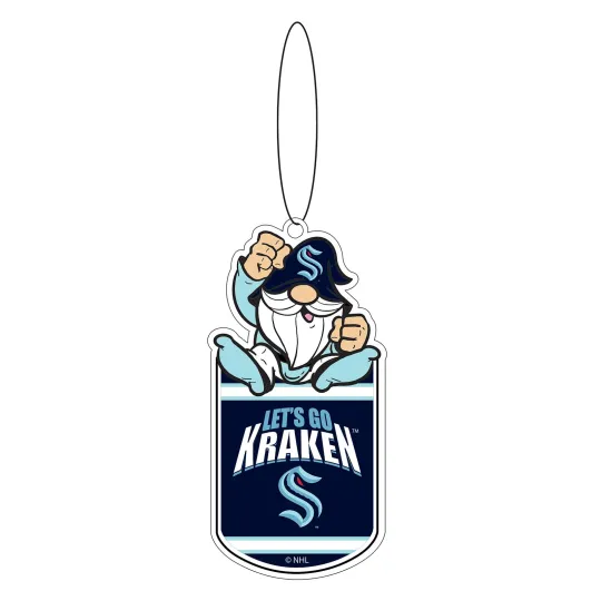 Discover Seattle Kraken Acrylic Gift Tag Ornament with Gnome Fan