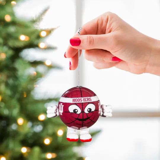 Discover Indiana University Ball Head Acrylic Ornament