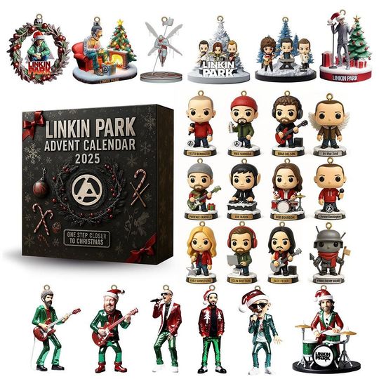 Discover Lover Linkin Park Advent Calendar 2025, Linkin Park Advent Calendar, Christmas Advent Calendar, Christmas Countdown Gift.