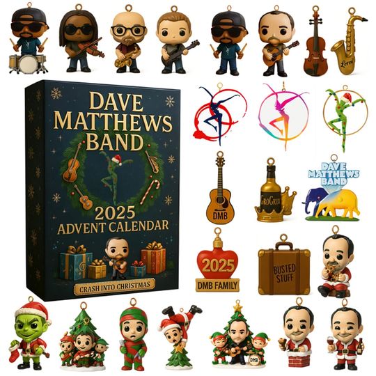 Lover Dave Matthews Band Advent Calendar 2025, Dave Matthews Advent Calendar, Christmas Advent Calendar, Christmas Countdown Gift.