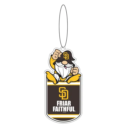 Discover San Diego Padres Gnome Fan Acrylic Ornament Gift Tag