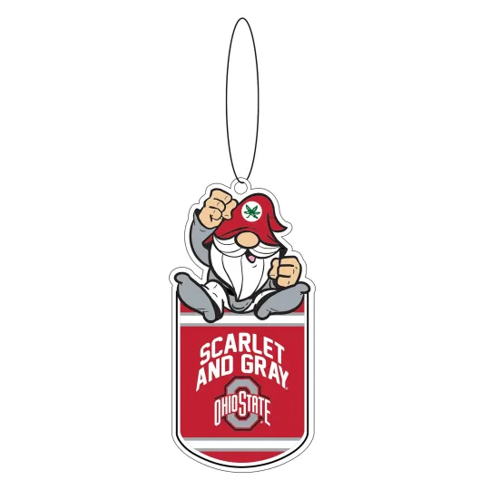 Discover Ohio State University Gnome Fan Acrylic Ornament