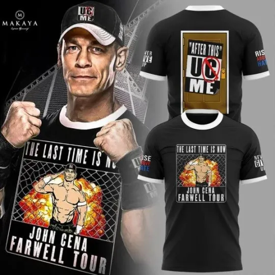 Discover Wrestling Legend Farewell Tour 2025 Last Match 3D T-Shirt