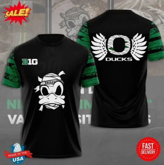 Oregon Duck Footbal 2025 Mummy Duckk 3D T Shirt