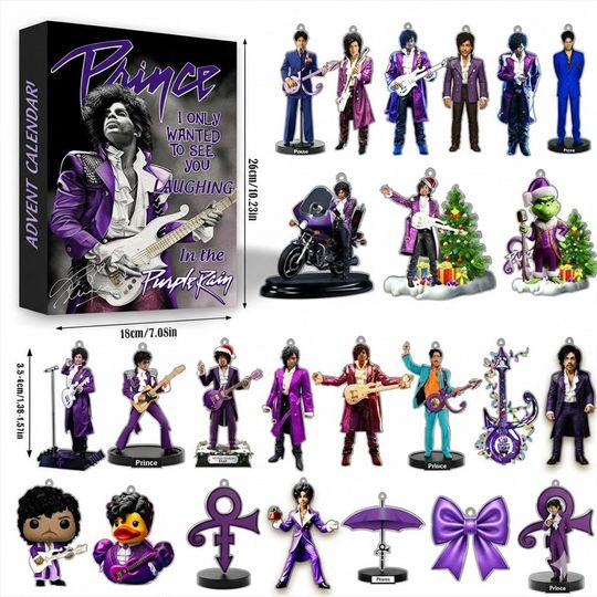 Discover Pur Rain Prince Advent Calendar 2025, Prince Purple Advent Calendar, Christmas Advent Calendar, Christmas Countdown Gift.