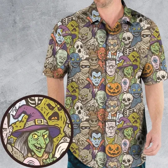 Discover Lovely Horror Hawaiian Shirt